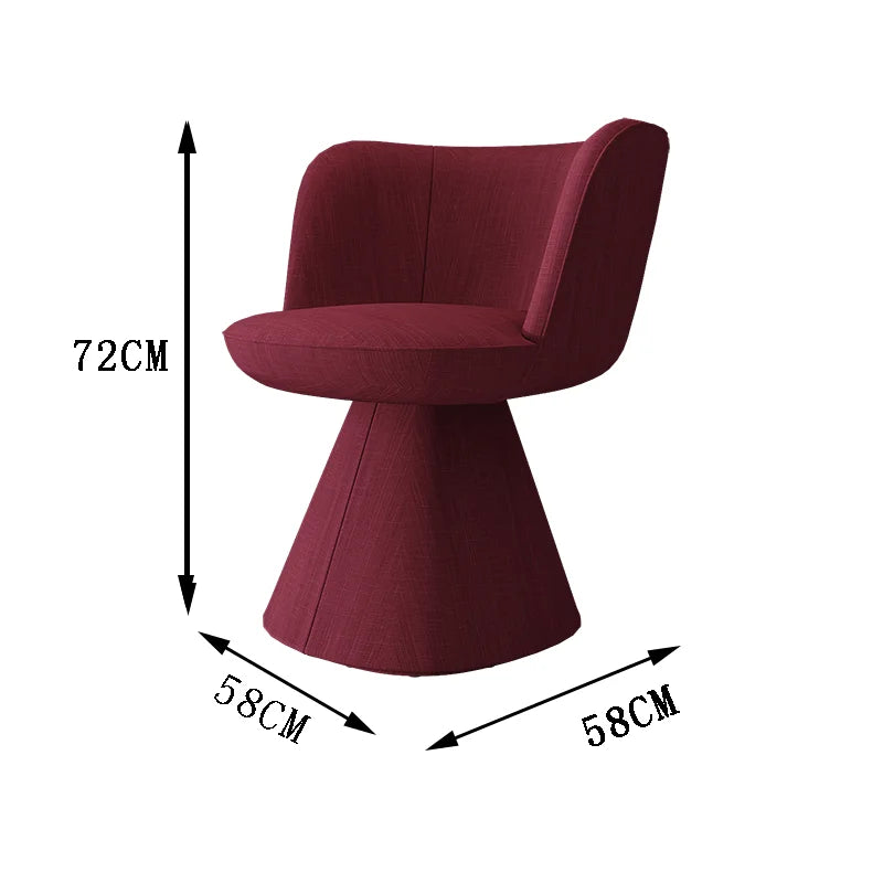 Chaise rotative style nordique