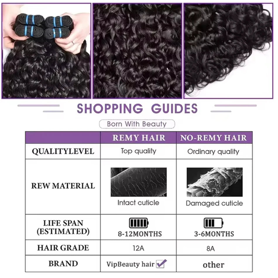 Extensions RAW HAIR "Brazilian Wave"