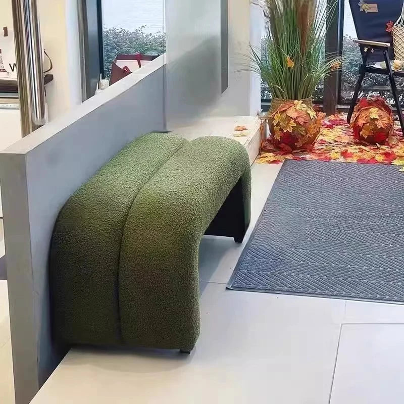Banc d'entrée en cachemire