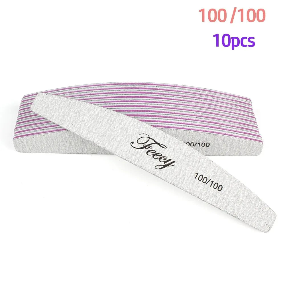 Limes à ongles doubles-côtés (Lot de 10)