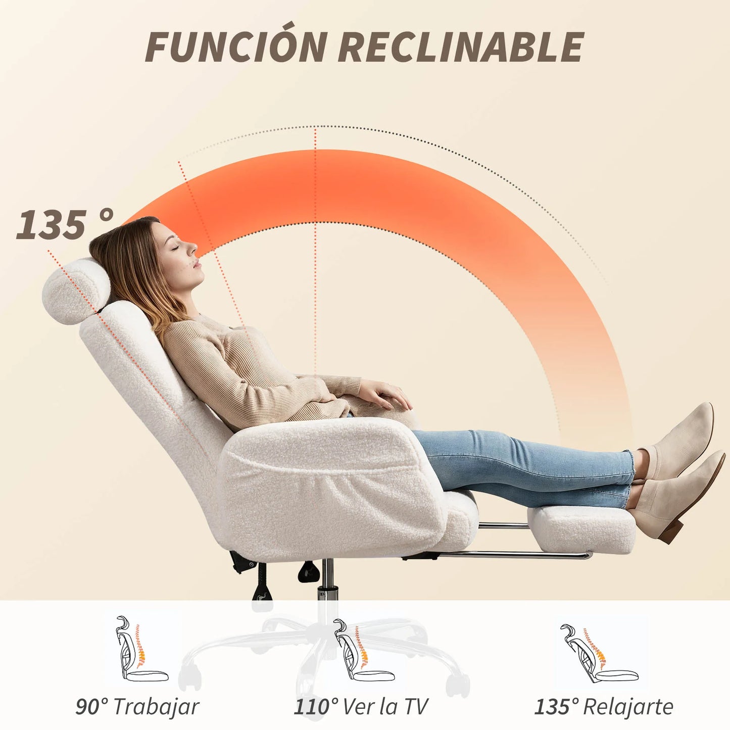 Chaise de bureau réglable