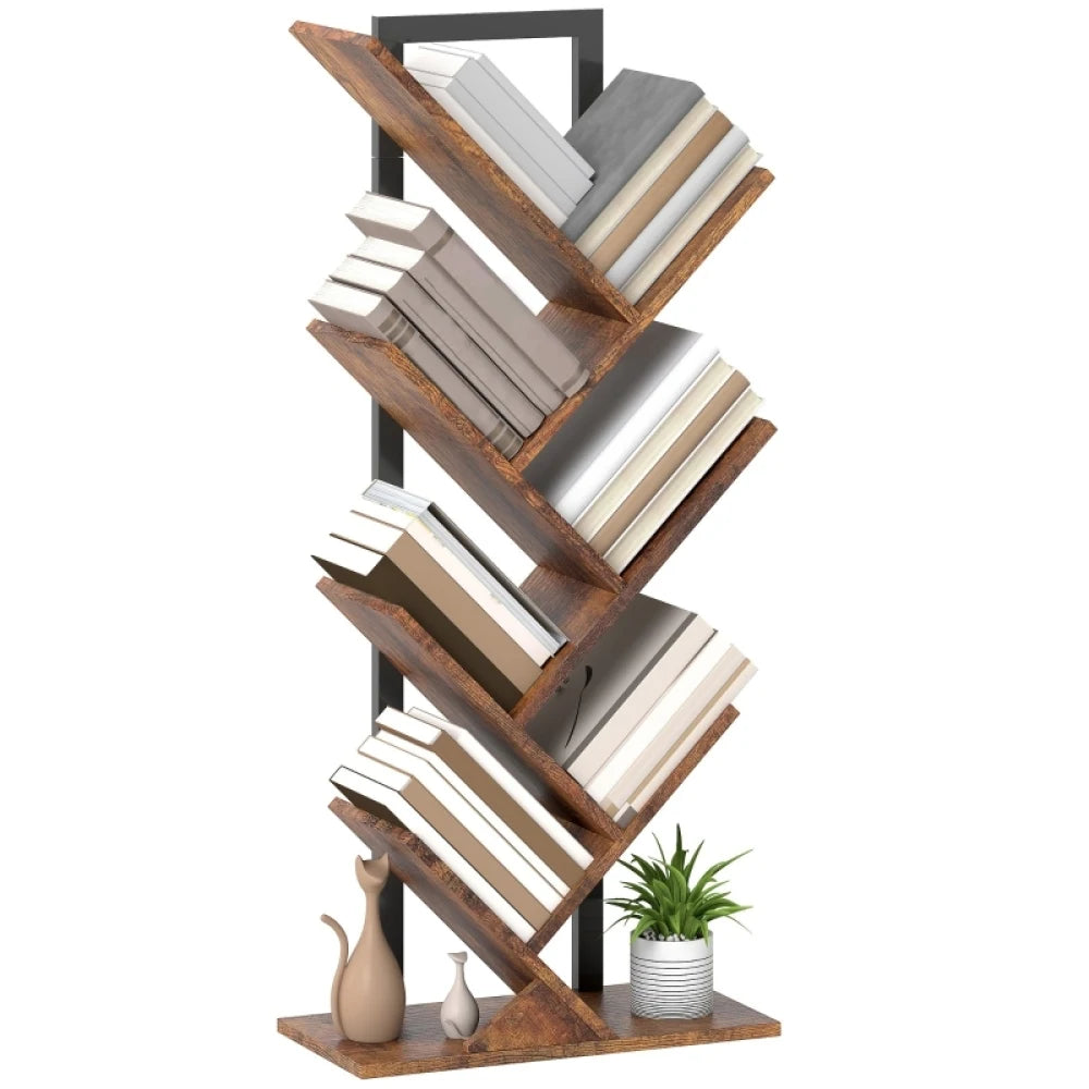 Bibliothèque moderne en bois