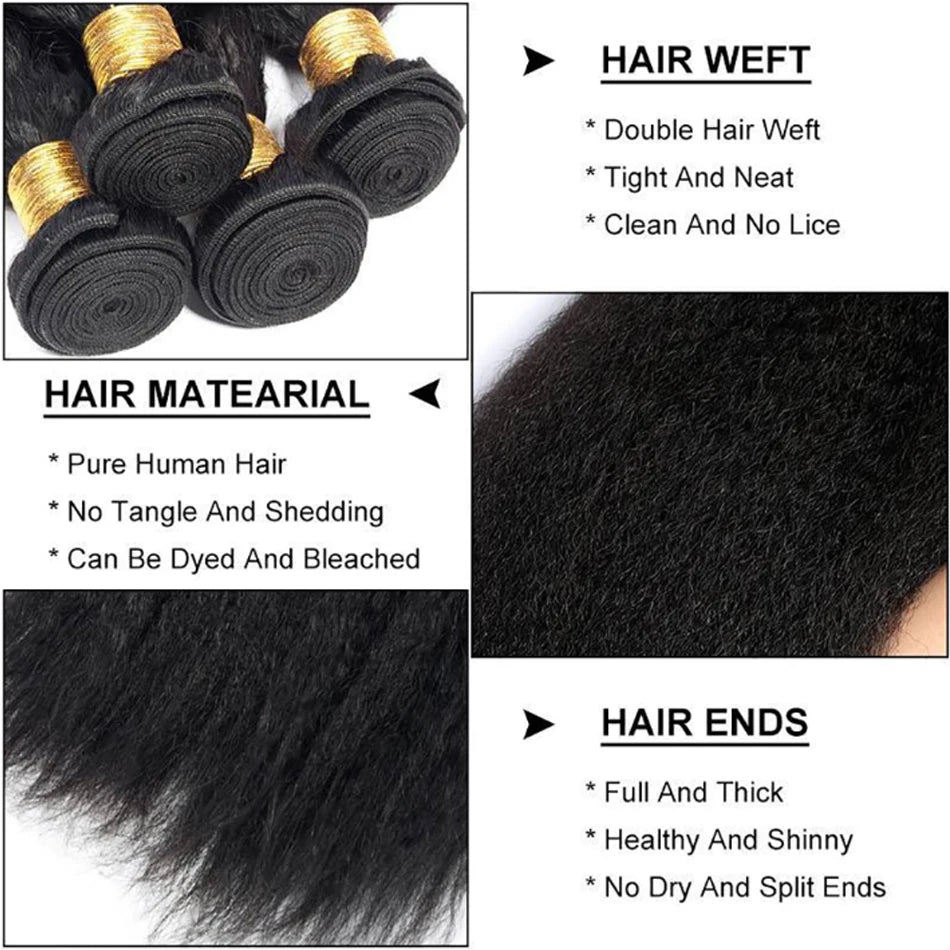 Extensions "Kinky" RAW HAIR