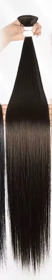 Extensions brésiliennes de cheveux pour tissage 38"