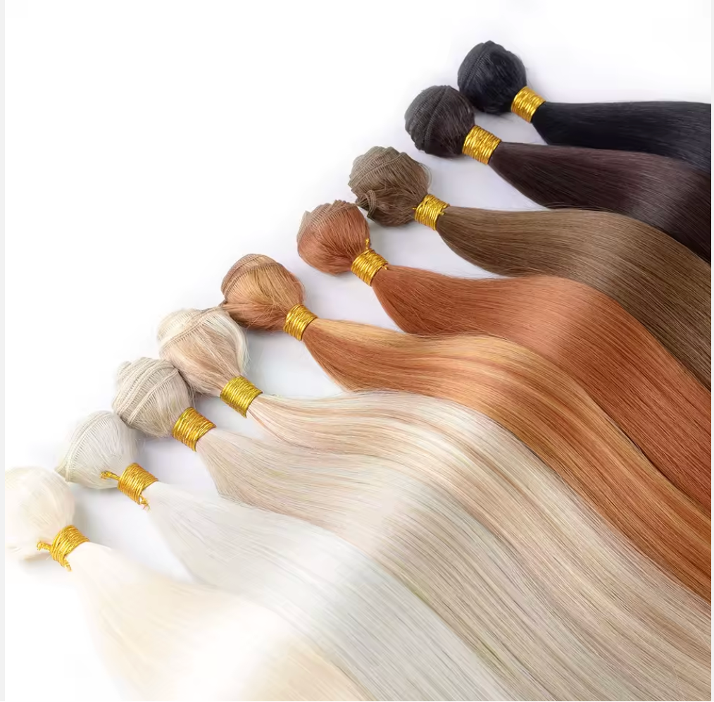 Extensions brésiliennes de cheveux pour tissage 38"