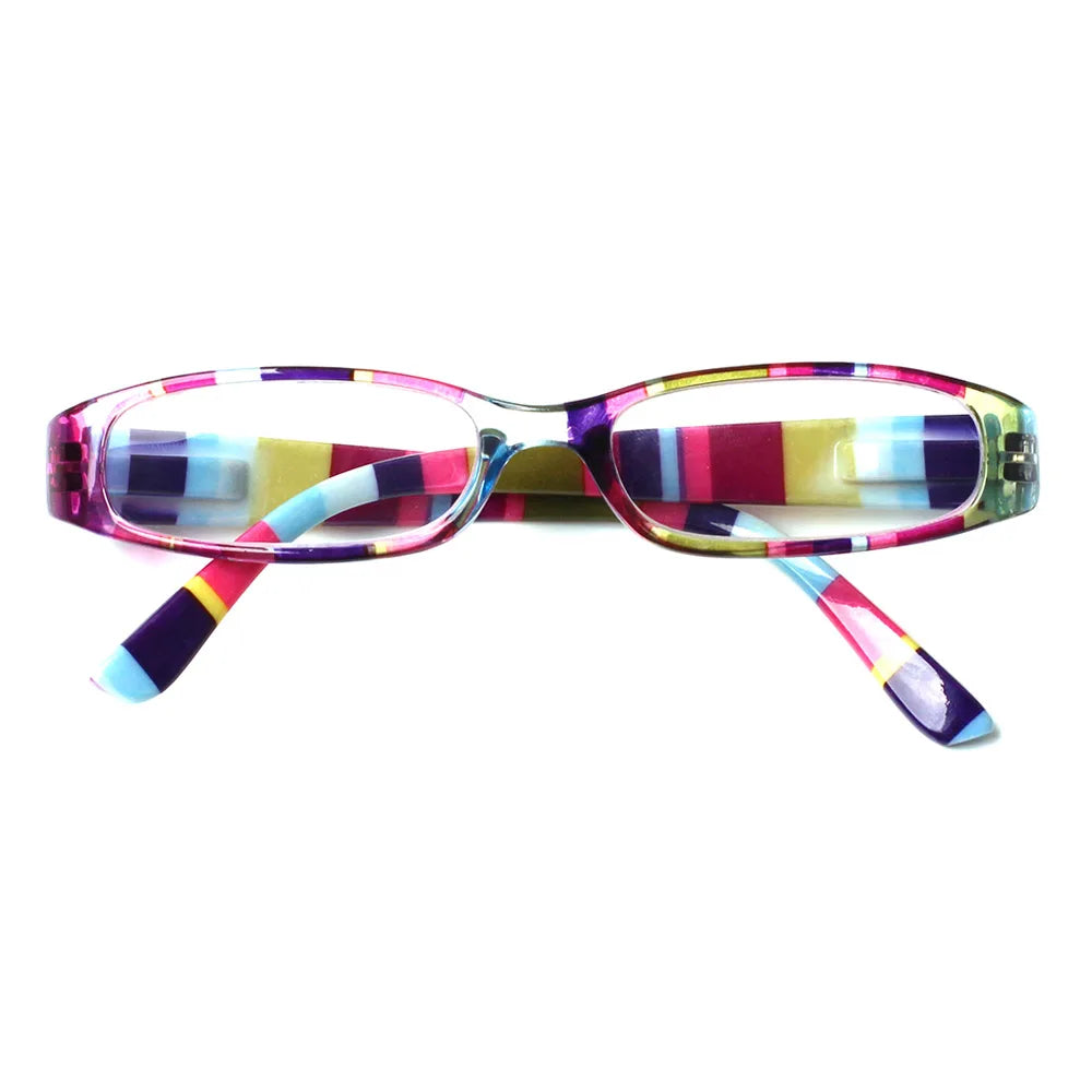 Lunettes de vue vintage à carreaux