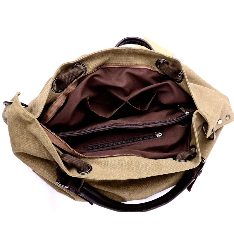 Sac canvas à bandoulière