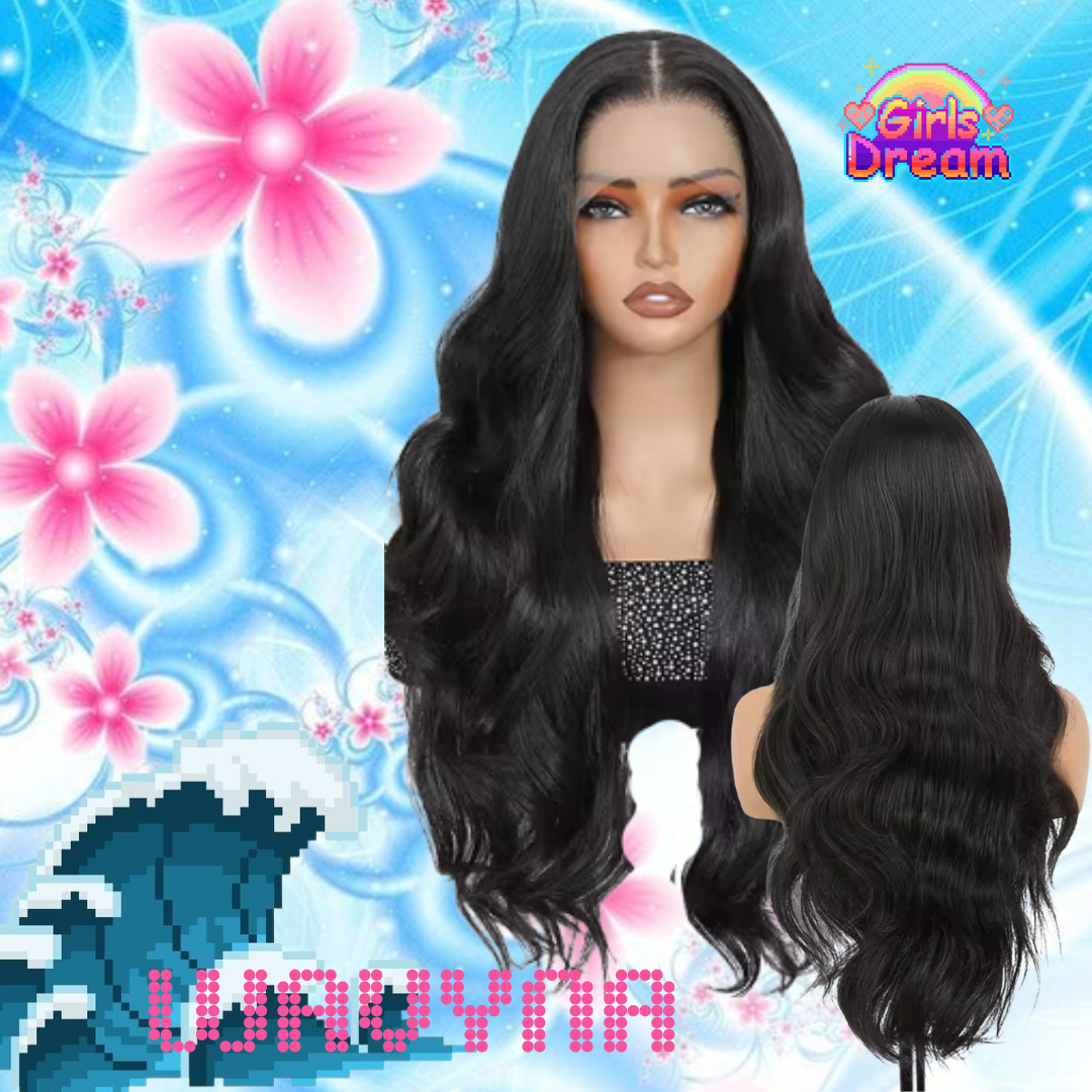 "WAVYNA" Perruque Body Wave 24" fibre biologique