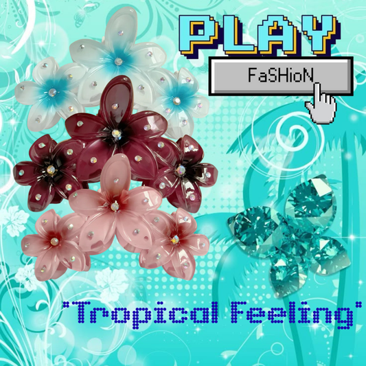 "Tropical feeling" Pince à cheveux