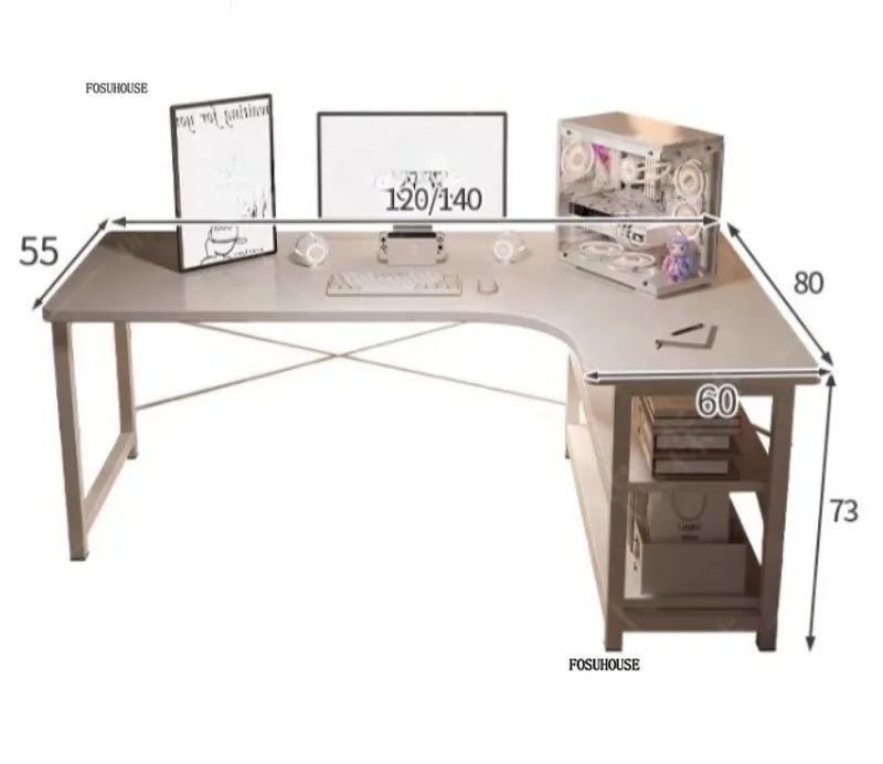 Bureau d'angle Nordique en bois