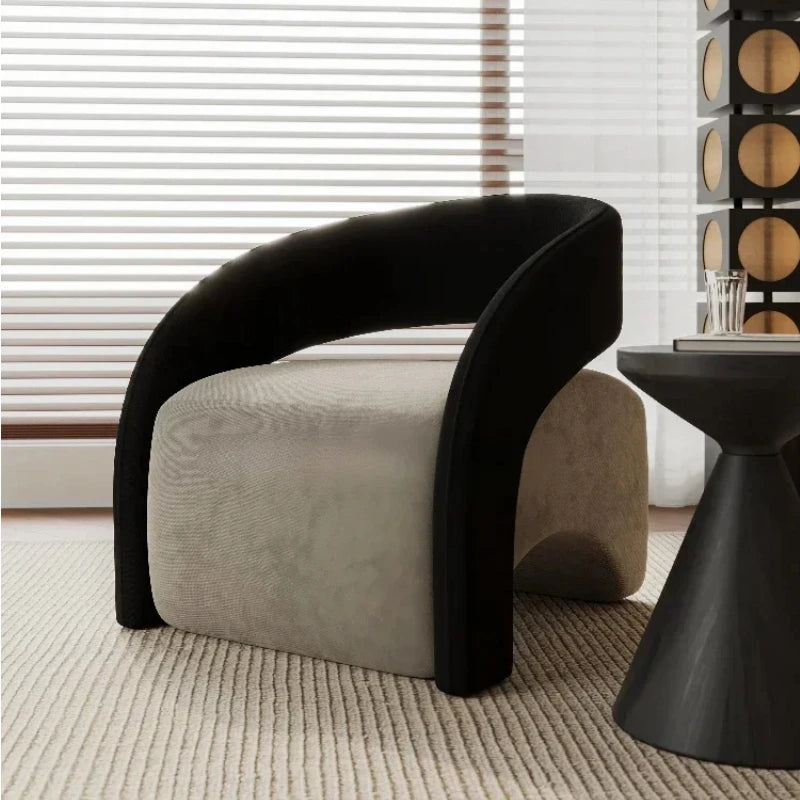 Chaise de salon minimaliste scandinave moderne