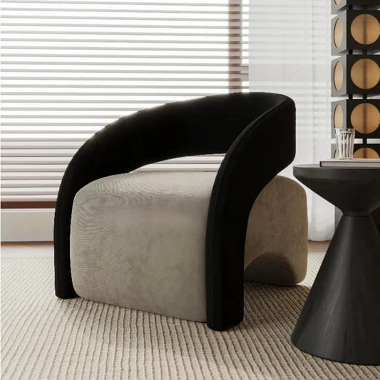 Chaise de salon minimaliste scandinave moderne
