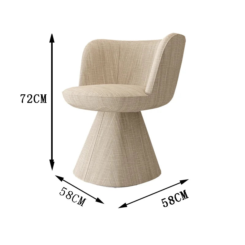 Chaise rotative style nordique