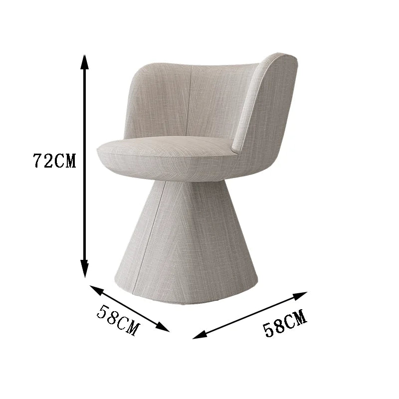Chaise rotative style nordique
