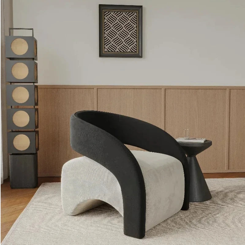 Chaise de salon minimaliste scandinave moderne