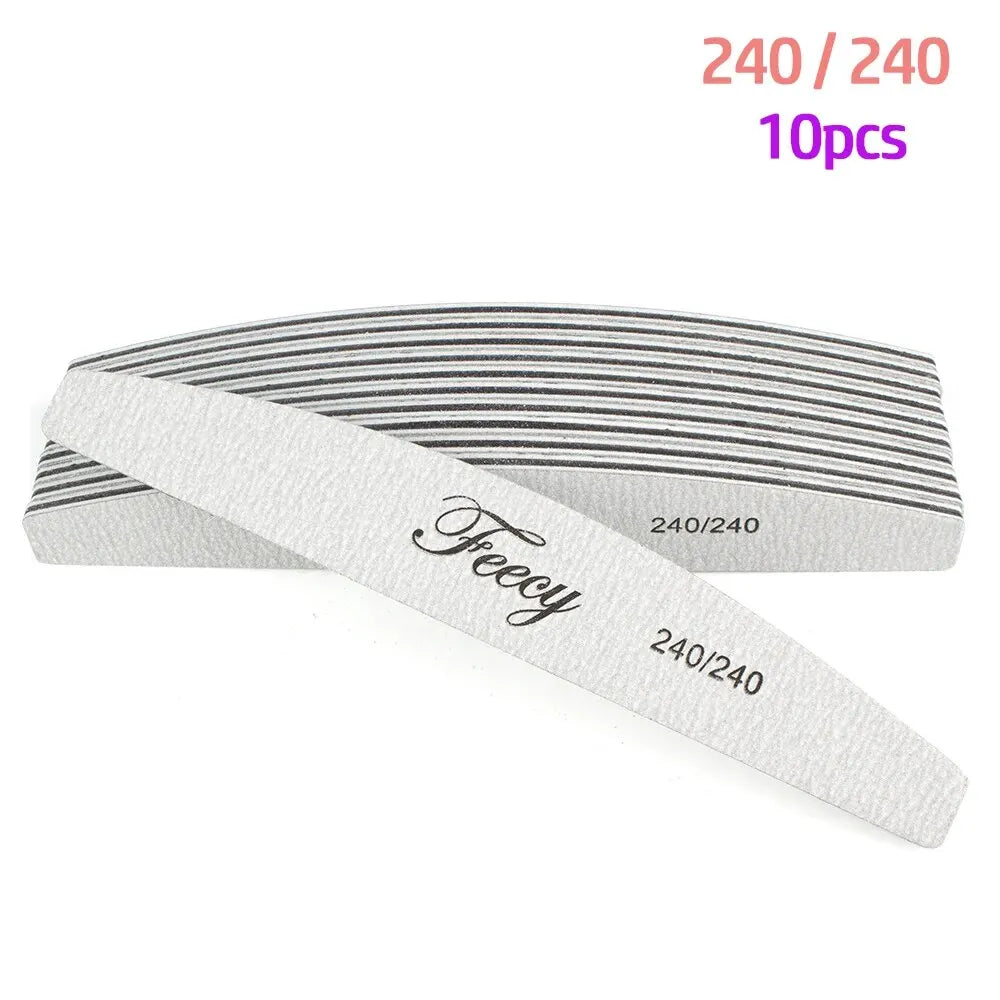 Limes à ongles doubles-côtés (Lot de 10)