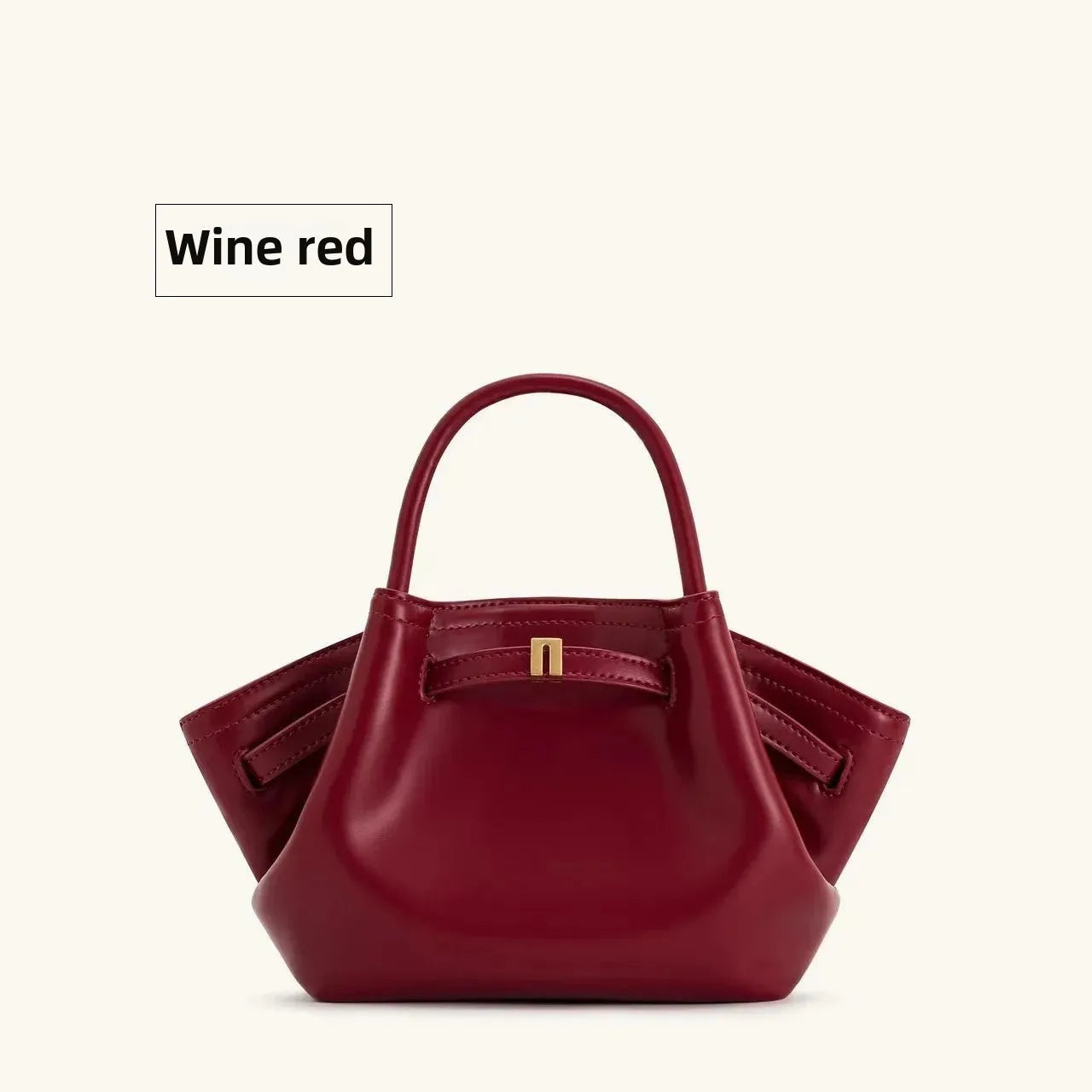 JW PEI Hana Genuine Leather Dumpling Bag Soft Vintage Tote Women's Shoulder Satchel Versatile Commuter Bag in Large And Small Si