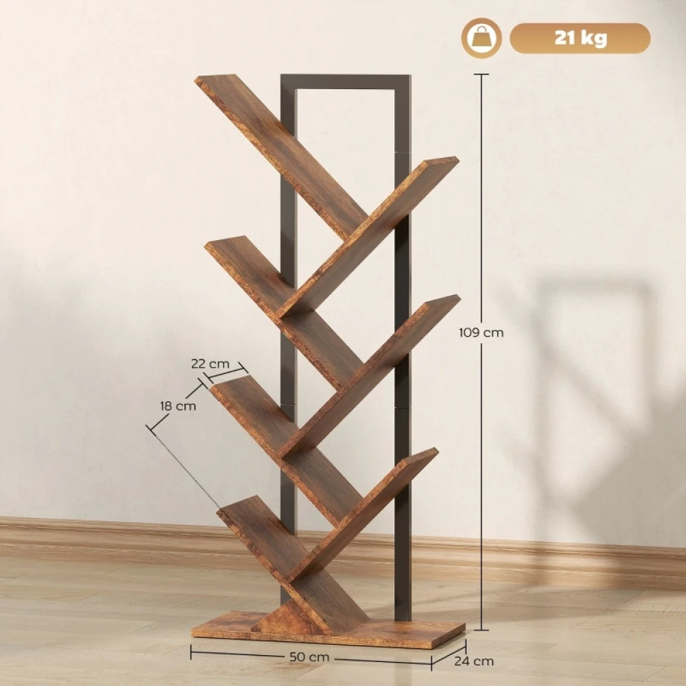 Bibliothèque moderne en bois