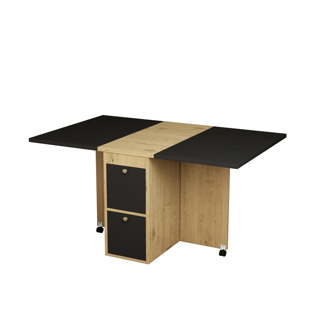 Meuble Muti-fonctionnel en bois avec chaises et rangements