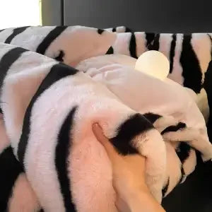 Set doux pour le lit 4 pièces avec des motifs tigrés