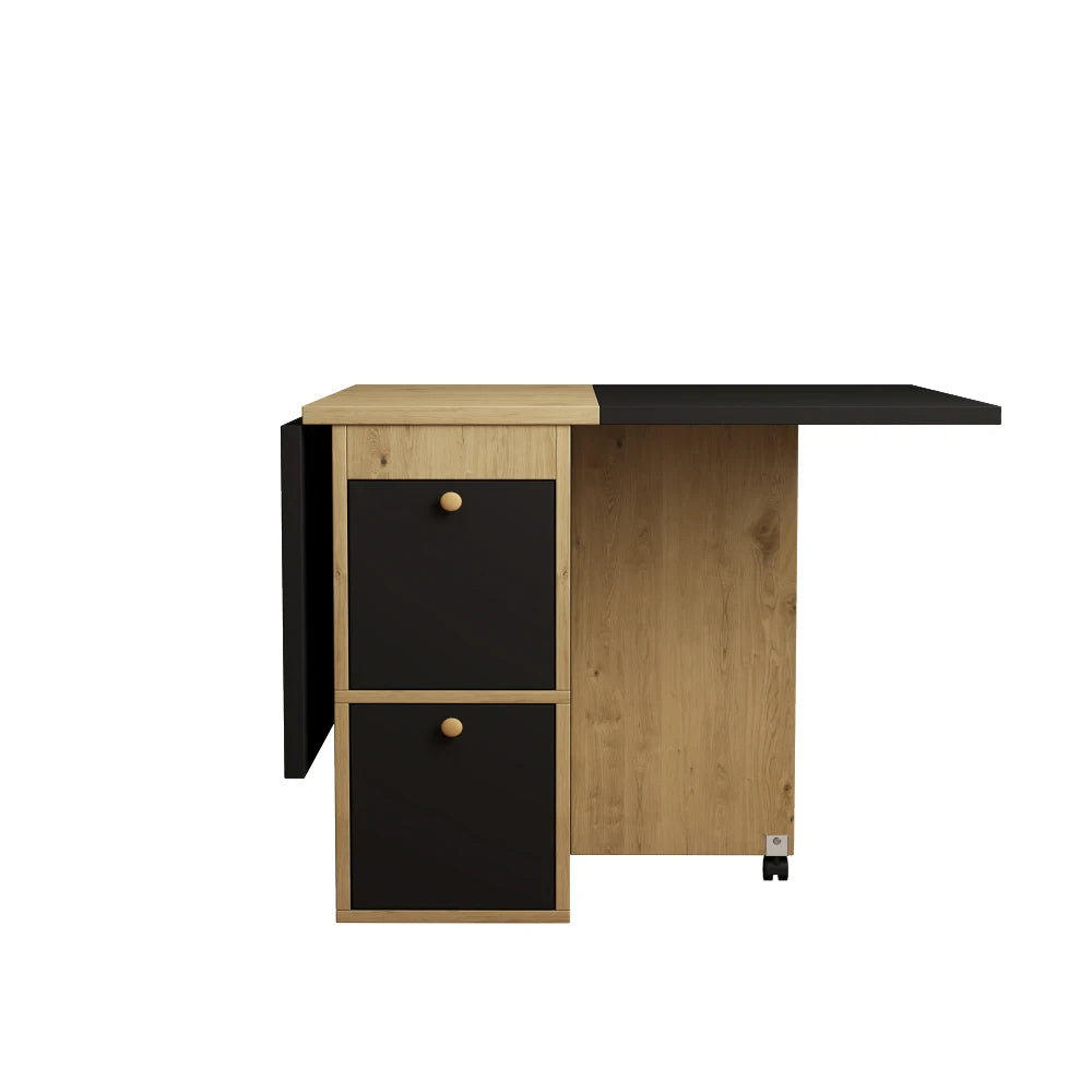 Meuble Muti-fonctionnel en bois avec chaises et rangements