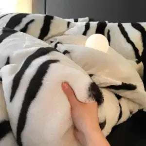 Set doux pour le lit 4 pièces avec des motifs tigrés