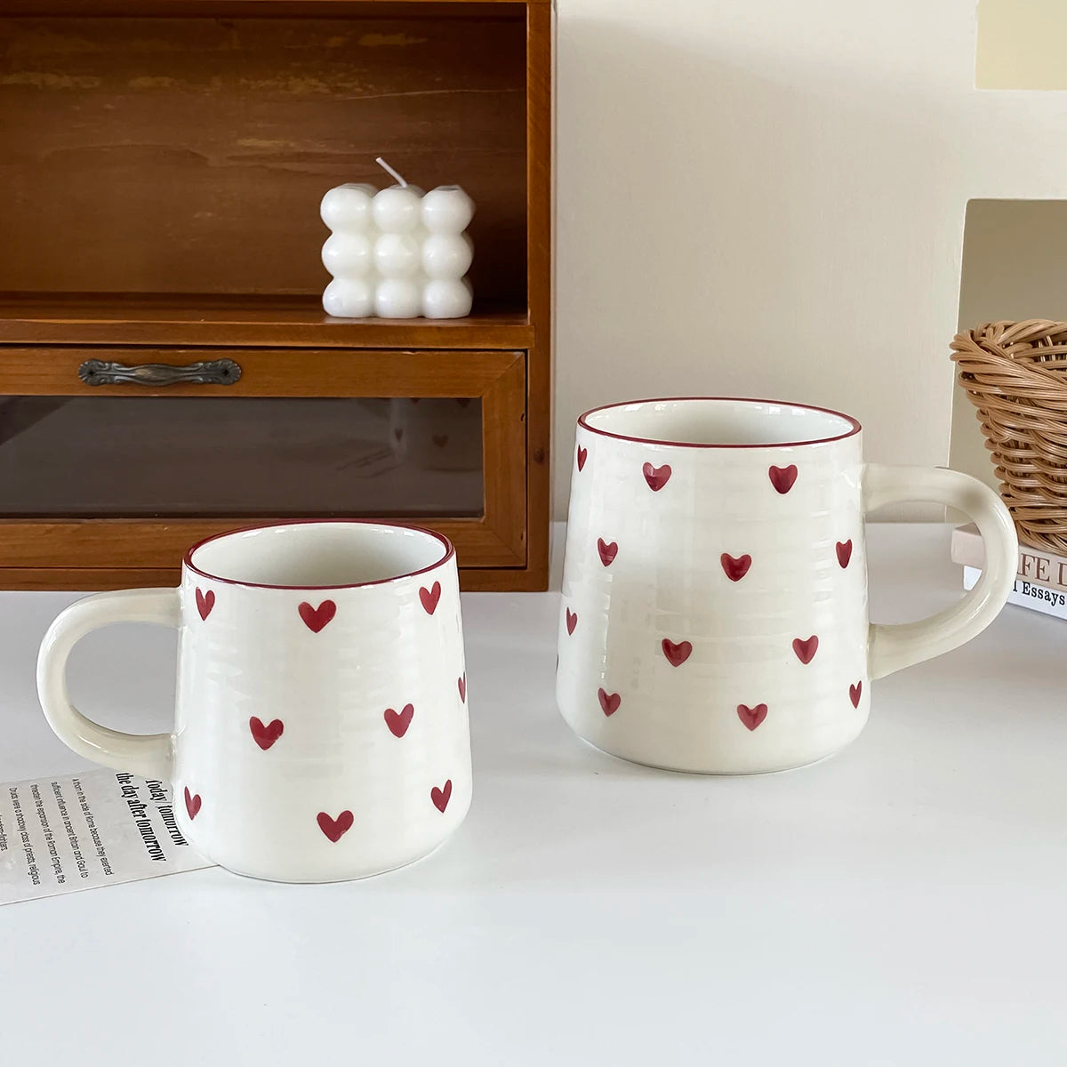Mug avec des petits coeurs