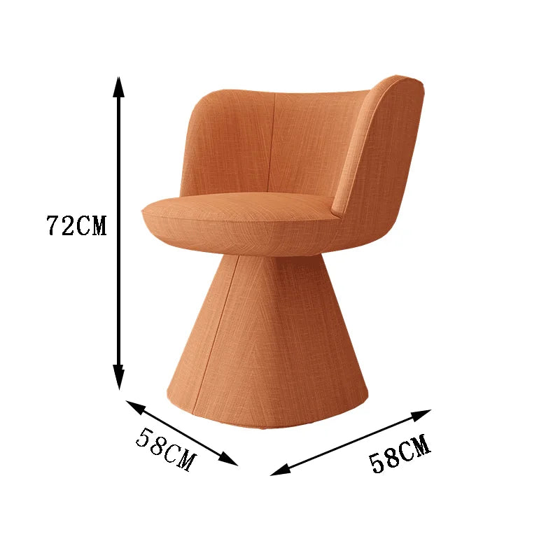Chaise rotative style nordique