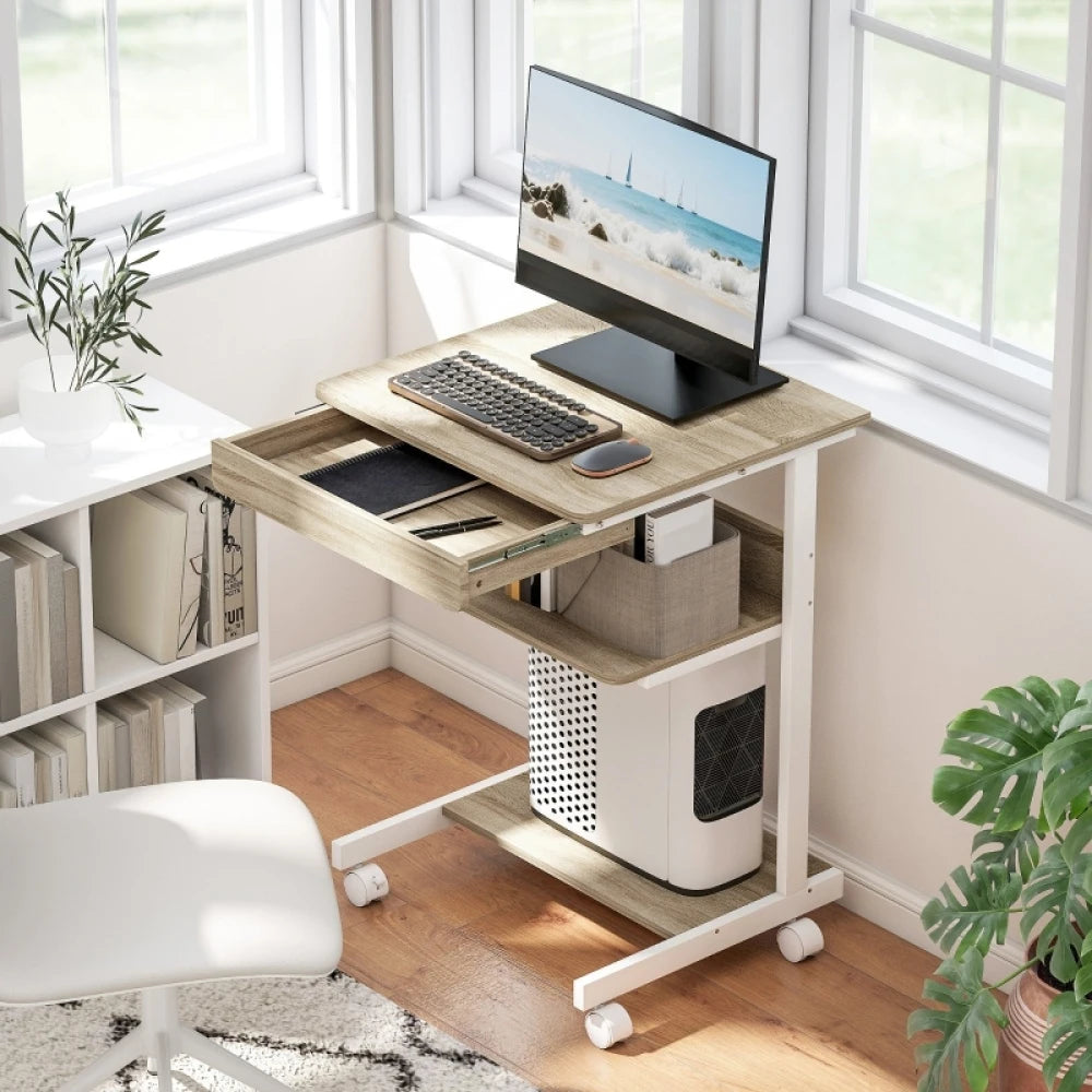 Table pour ordinateur roulante