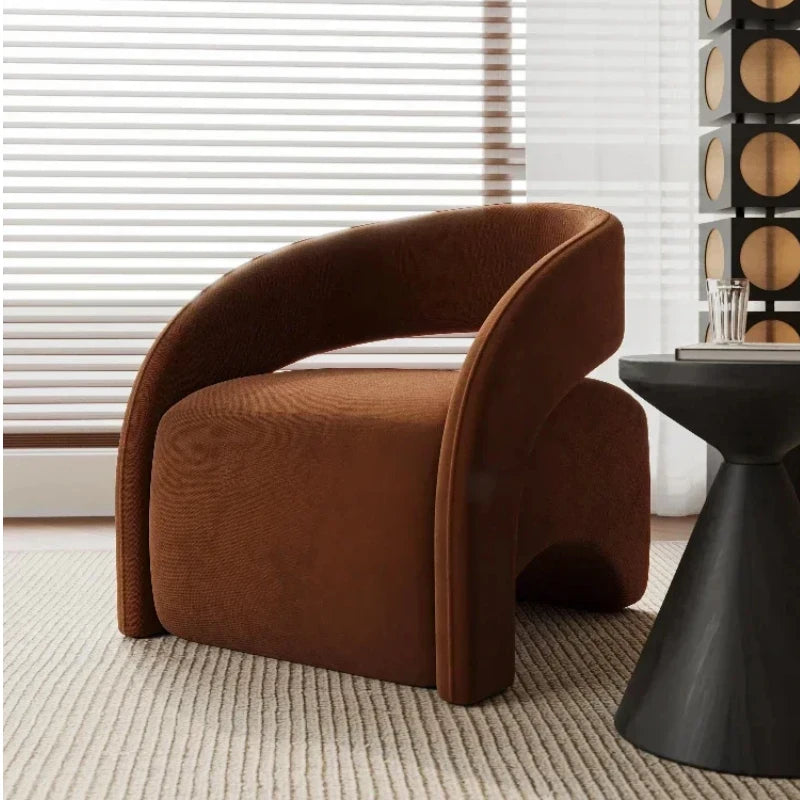 Chaise de salon minimaliste scandinave moderne