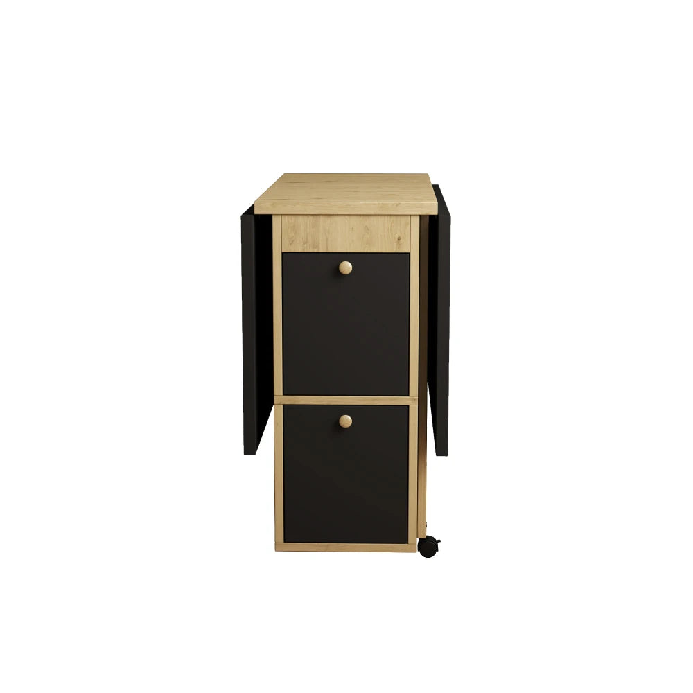 Meuble Muti-fonctionnel en bois avec chaises et rangements
