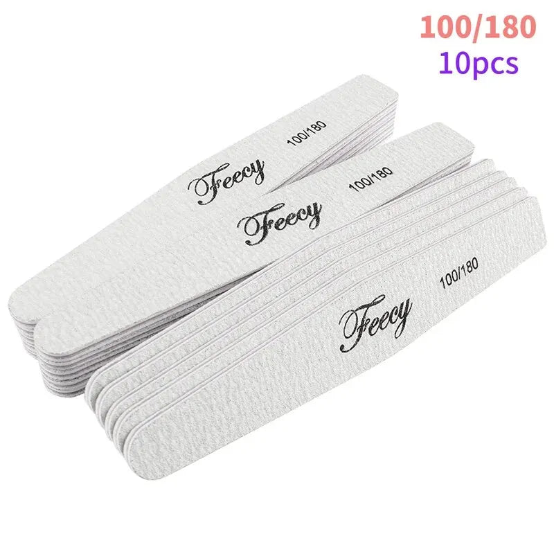 Limes à ongles doubles-côtés (Lot de 10)