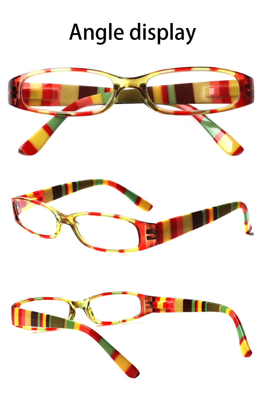 Lunettes de vue vintage à carreaux