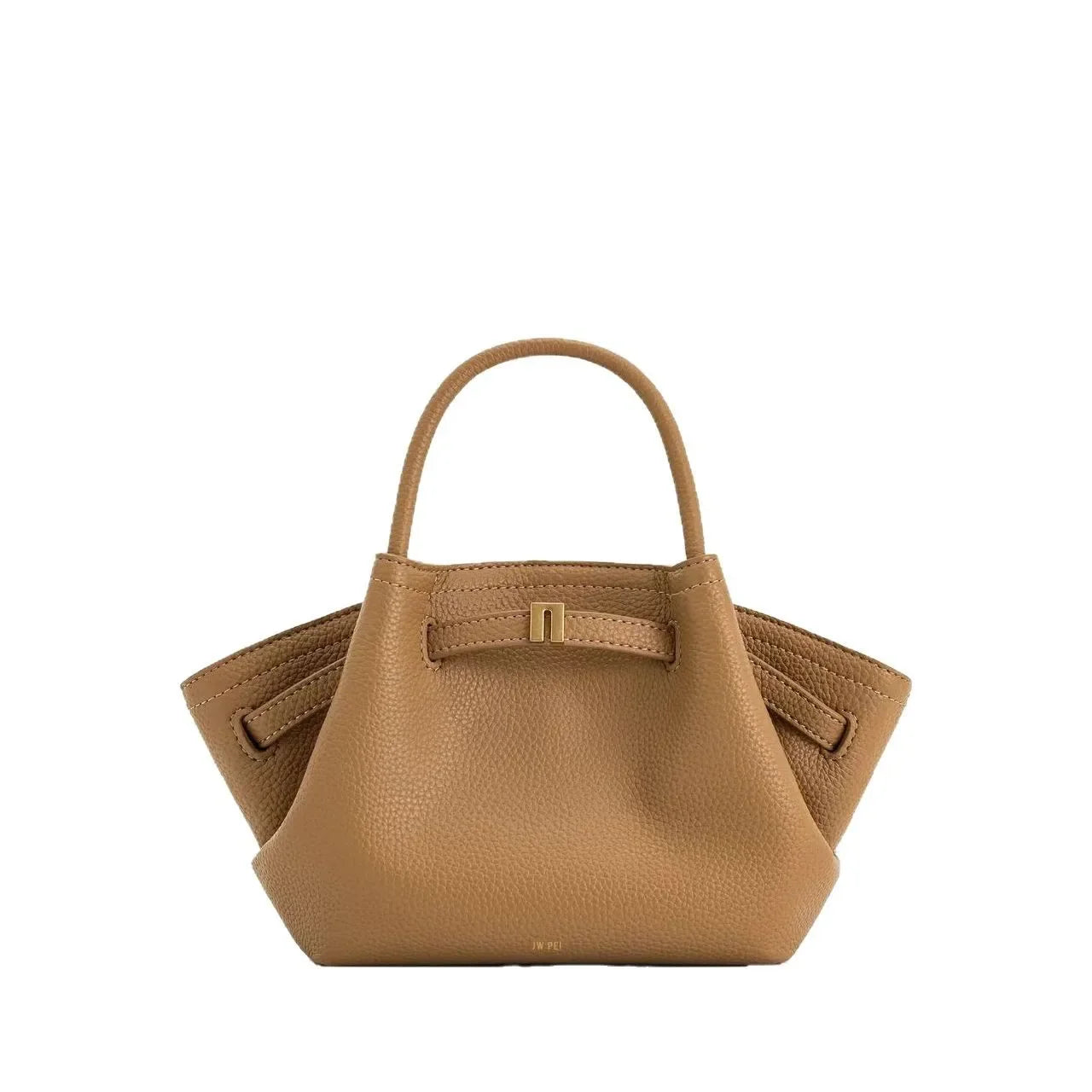 JW PEI Hana Genuine Leather Dumpling Bag Soft Vintage Tote Women's Shoulder Satchel Versatile Commuter Bag in Large And Small Si