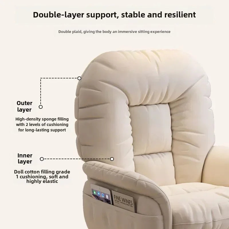 "Sofa chair" Chaise style coussin