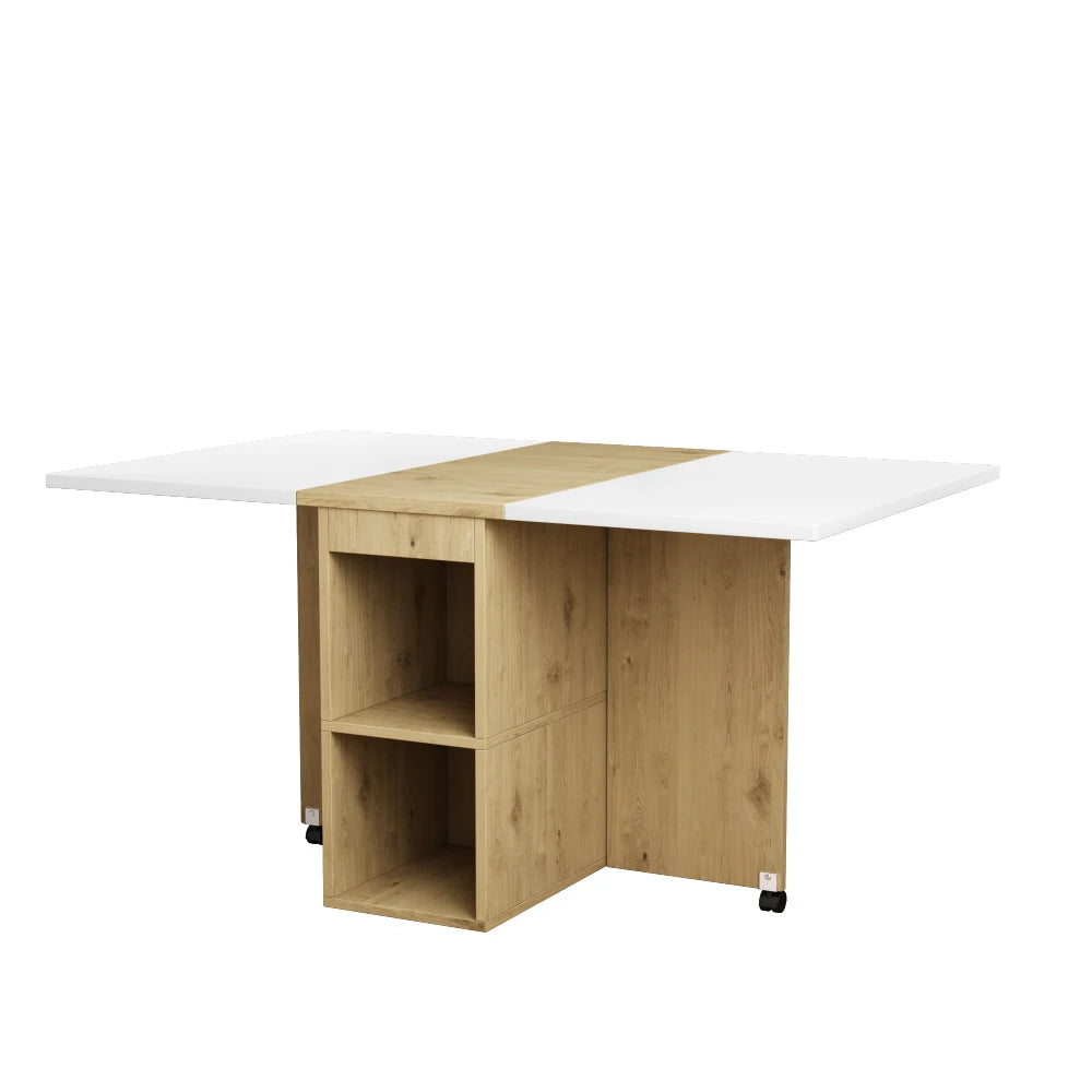 Meuble Muti-fonctionnel en bois avec chaises et rangements