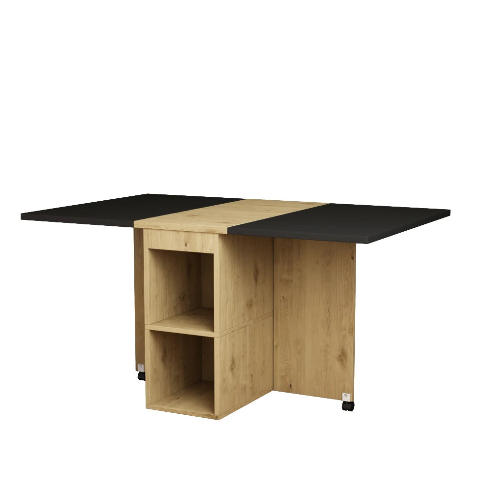 Meuble Muti-fonctionnel en bois avec chaises et rangements