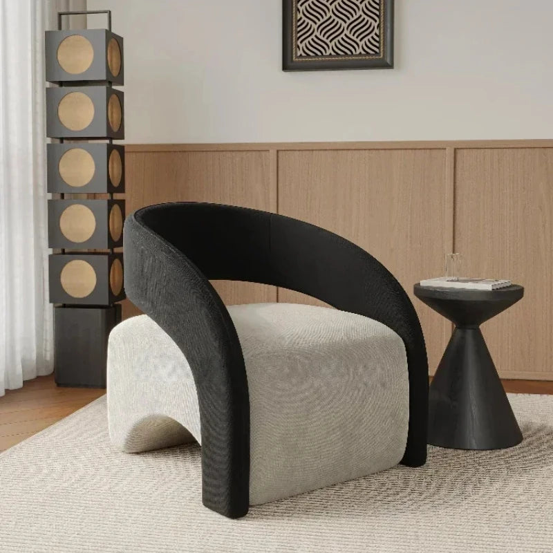 Chaise de salon minimaliste scandinave moderne