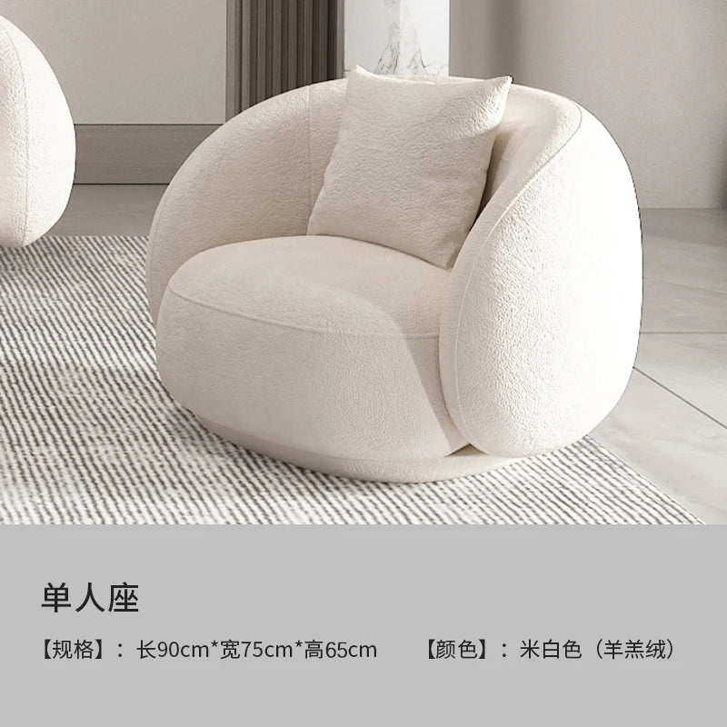 Sofas blancs et modernes