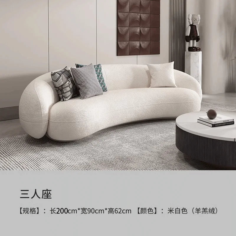 Sofas blancs et modernes