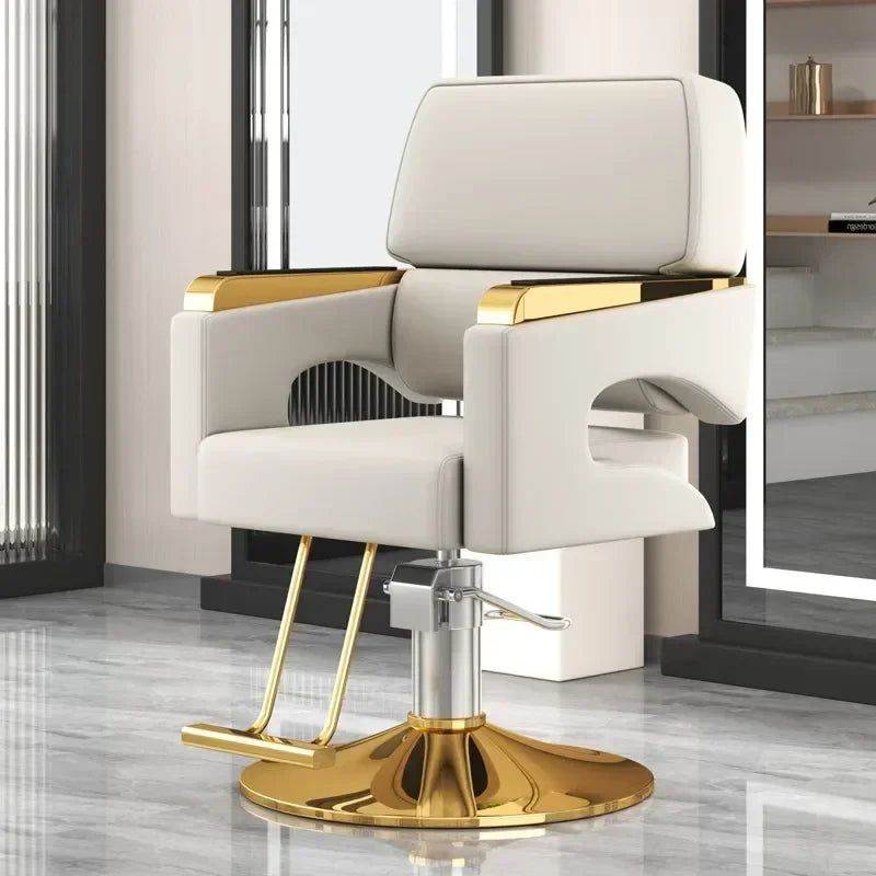 Chaise de salon de coiffure ergonomique et moderne
