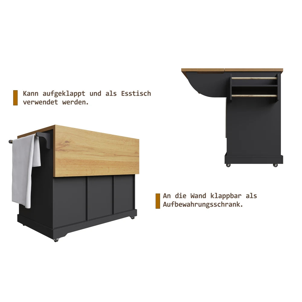 Ilo de cuisine multi-fonctionnel pour petit appartement