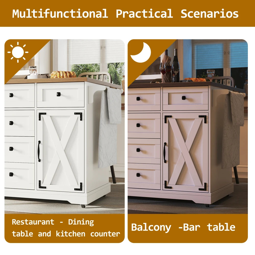 Ilo de cuisine multi-fonctionnel pour petit appartement