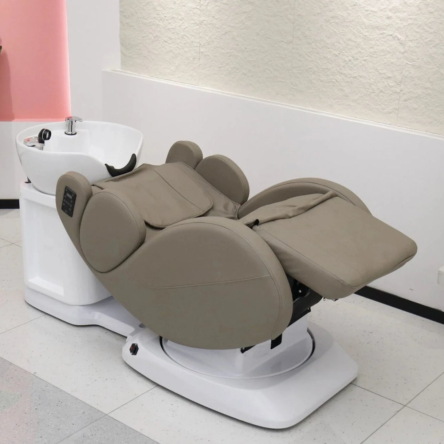 Chaise shampoing pour salon de coiffure