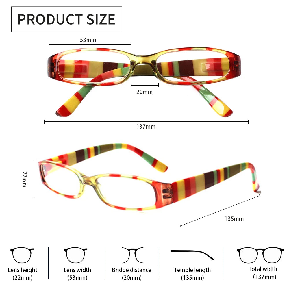 Lunettes de vue vintage à carreaux