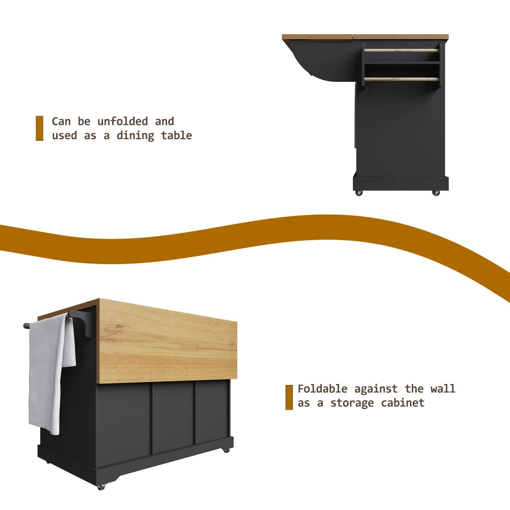 Ilo de cuisine multi-fonctionnel pour petit appartement