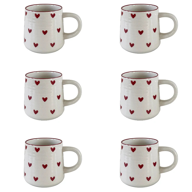 Mug avec des petits coeurs