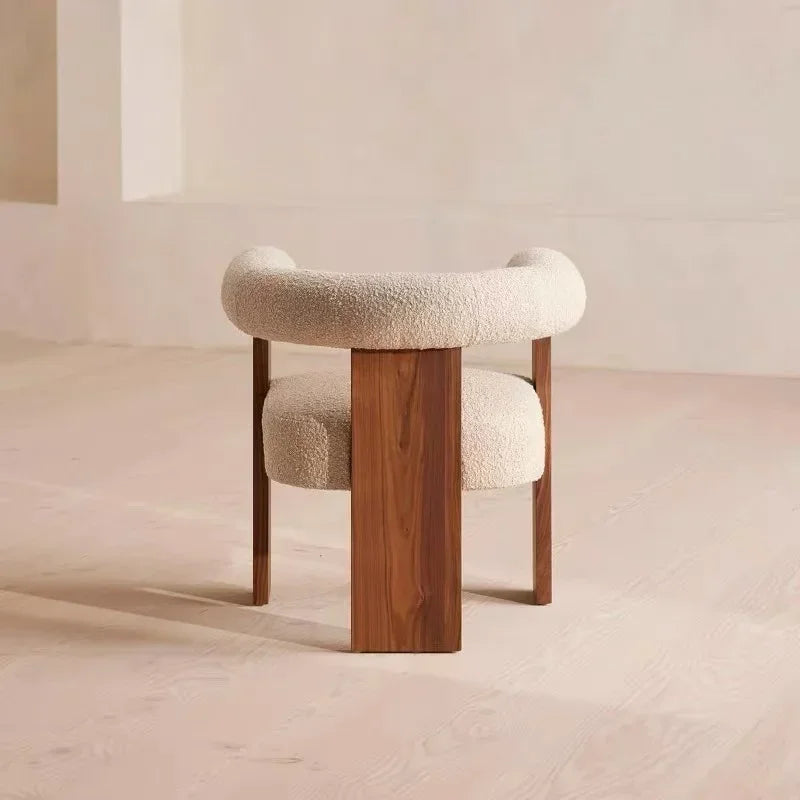 Chaises de salon finitions bois
