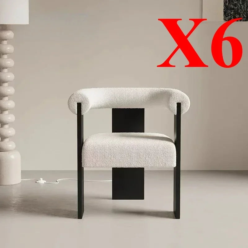 Chaises de salon finitions bois
