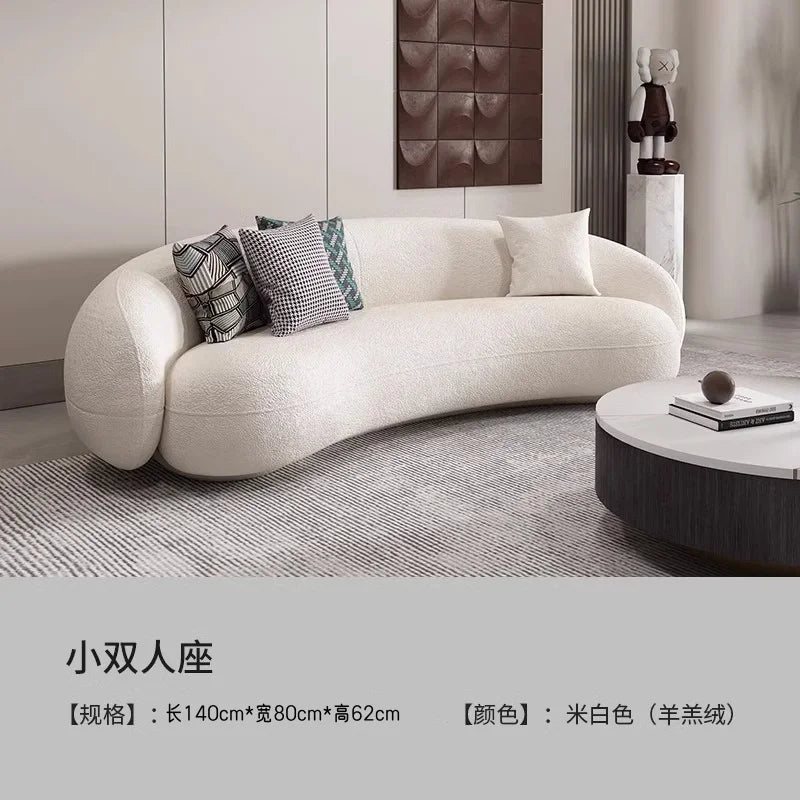 Sofas blancs et modernes